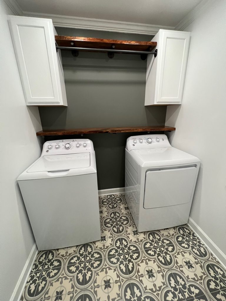 Laundry room installation by GVL Handyman Greenville SC